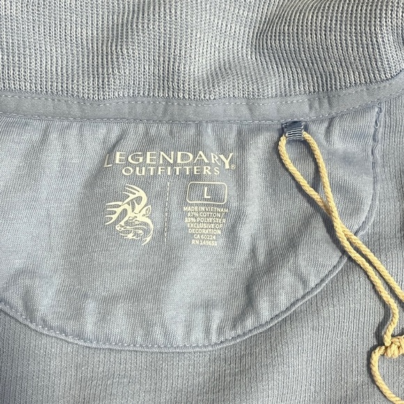 Legendary Light Blue Cotton Dress w Pockets Large NWD - Picture 9 of 10